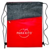 Red Rio Crosshatch Backsacks
